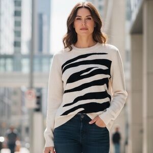 Banana Republic Cream Silk Cashmere Sweater